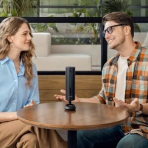 Insta360 Wave Speakerphone, AI Mic for Meetings