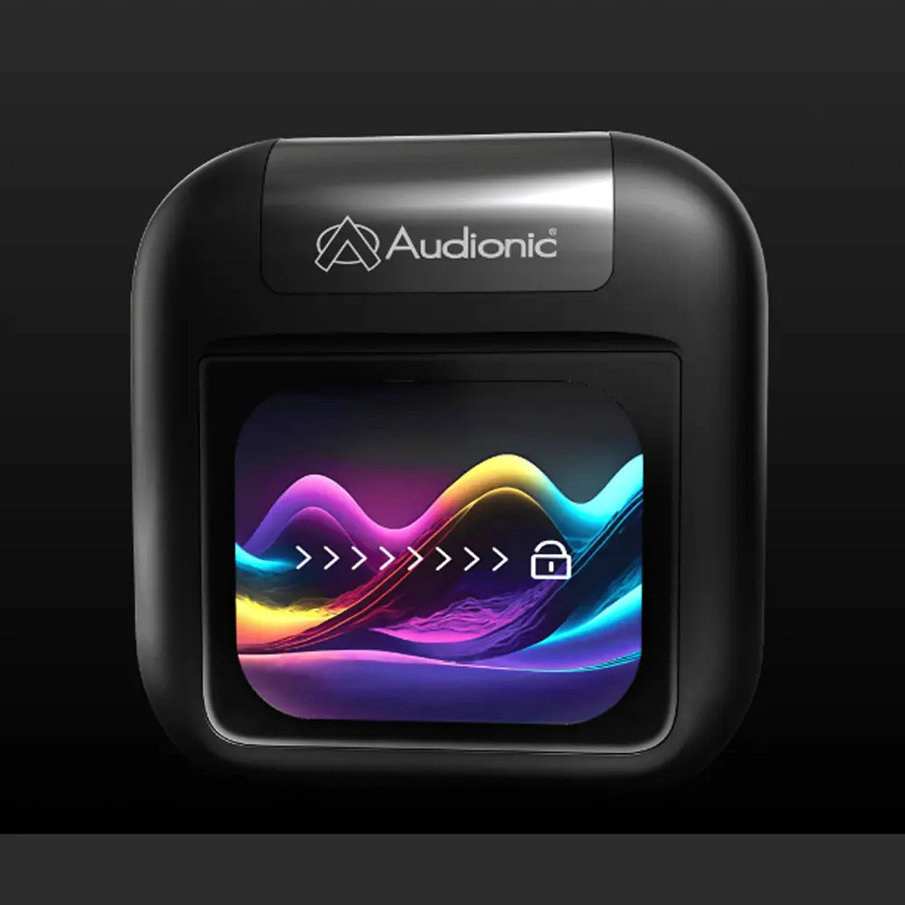 Audionic Airbuds Trance 810 Wireless Bluetooth Earbuds With LED Display & ANC Mode
(Black)
