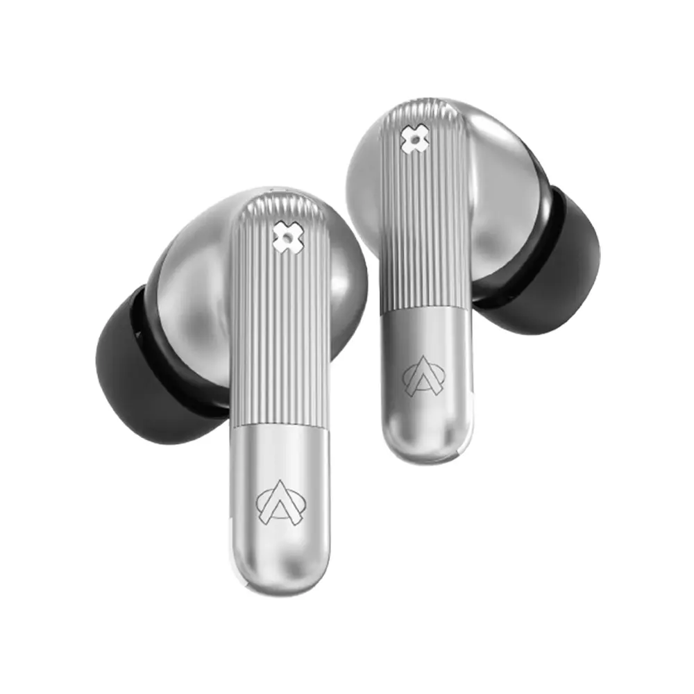 Audionic Trance 850 Wireless Bluetooth Earbuds With ANC Mode 120hours Play Time (Metal
Silver)