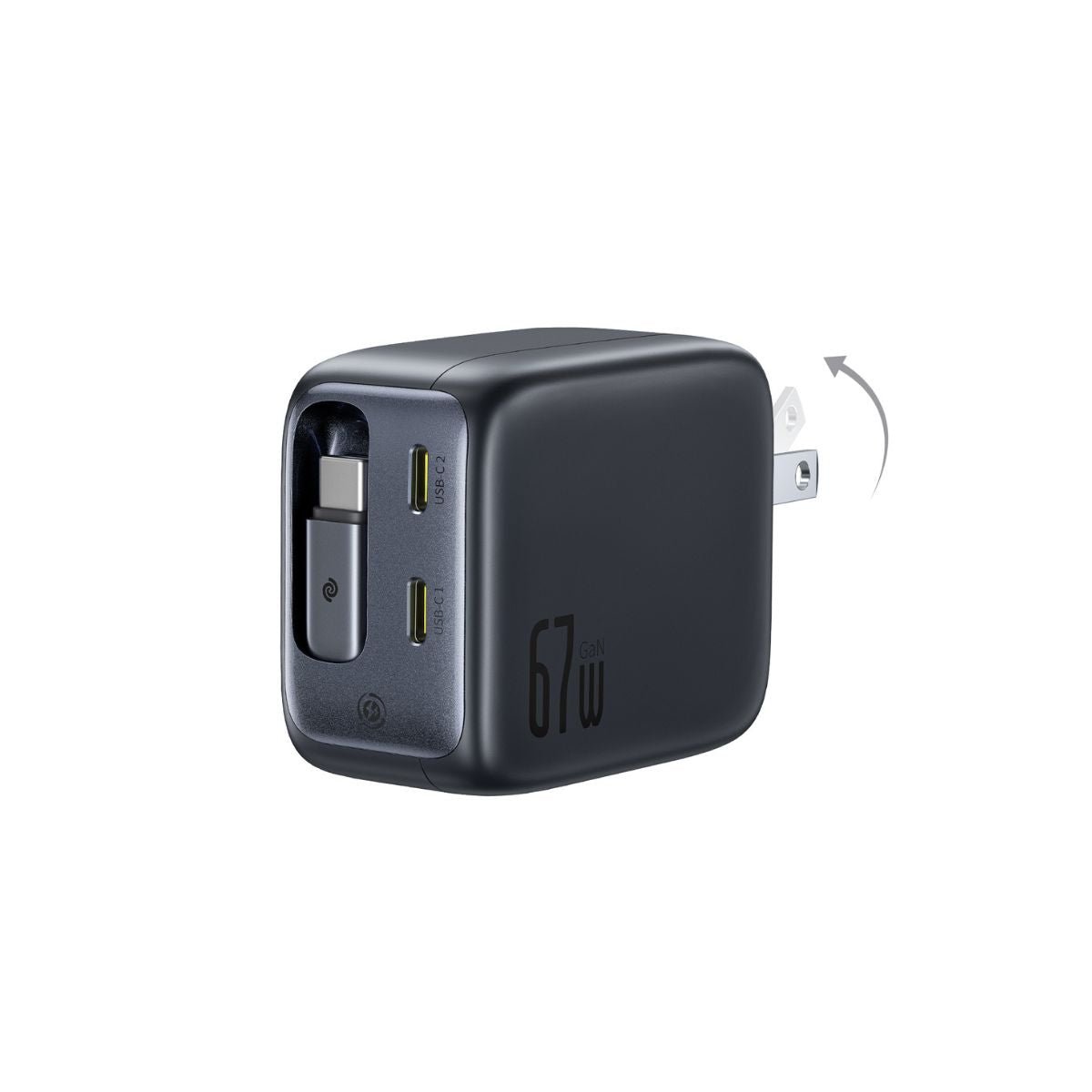 Baseus EnerCore CJ11 Fast Charger with Retractable Cable 3C 67W